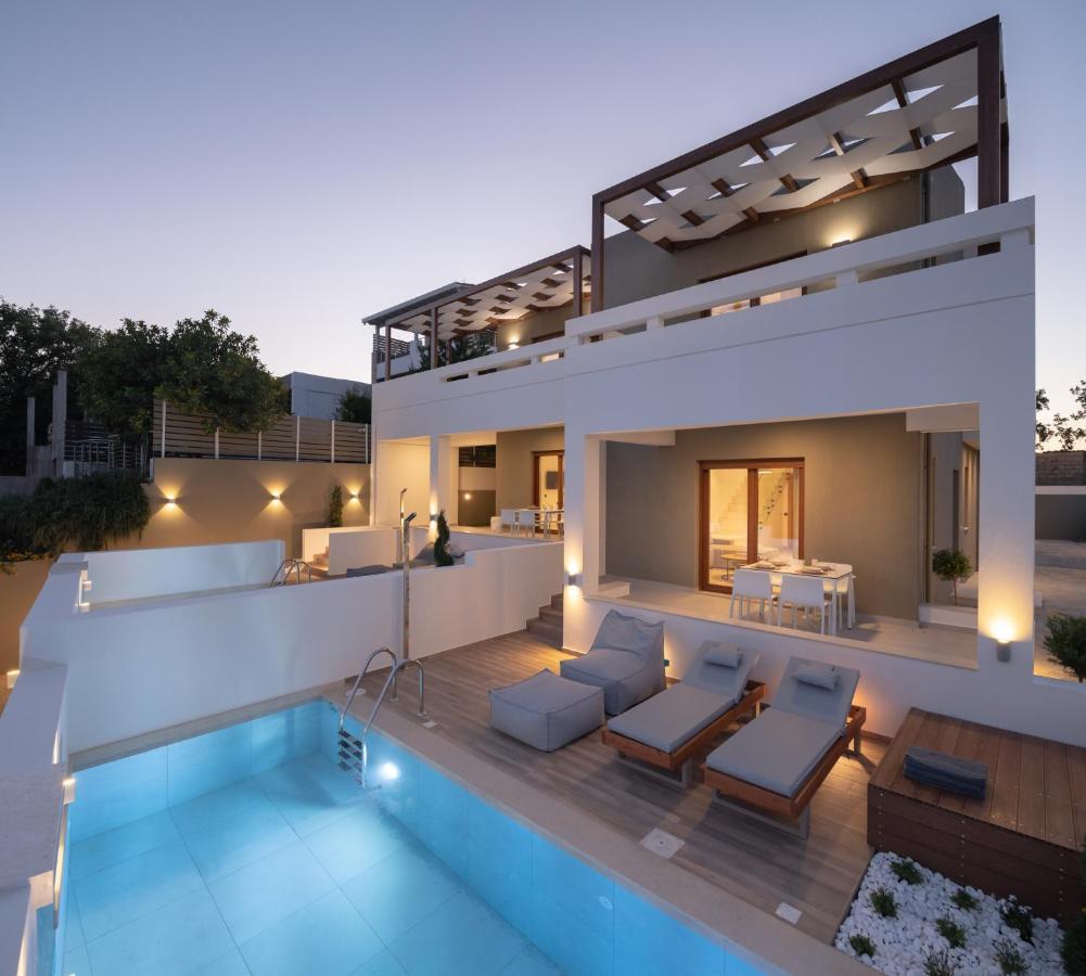 De Light Boutique Villas I II & III - Close To Rethymno, By Thinkvilla Atsipopoulo Bagian luar foto