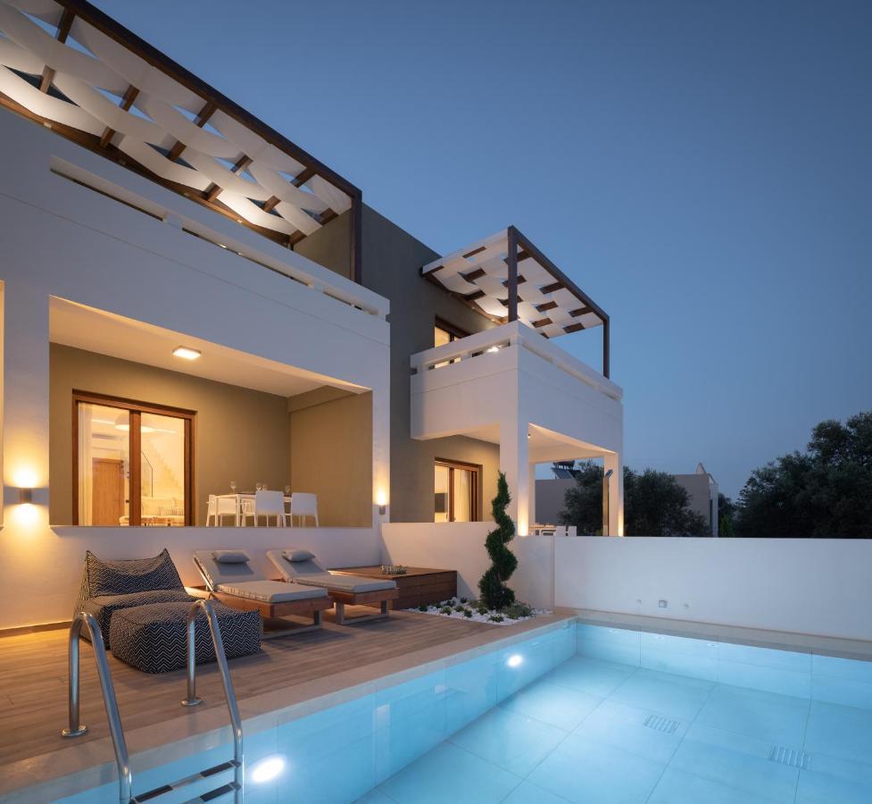 De Light Boutique Villas I II & III - Close To Rethymno, By Thinkvilla Atsipopoulo Bagian luar foto