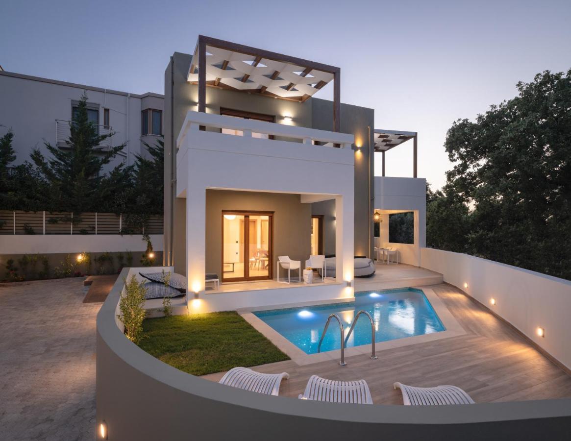 De Light Boutique Villas I II & III - Close To Rethymno, By Thinkvilla Atsipopoulo Bagian luar foto