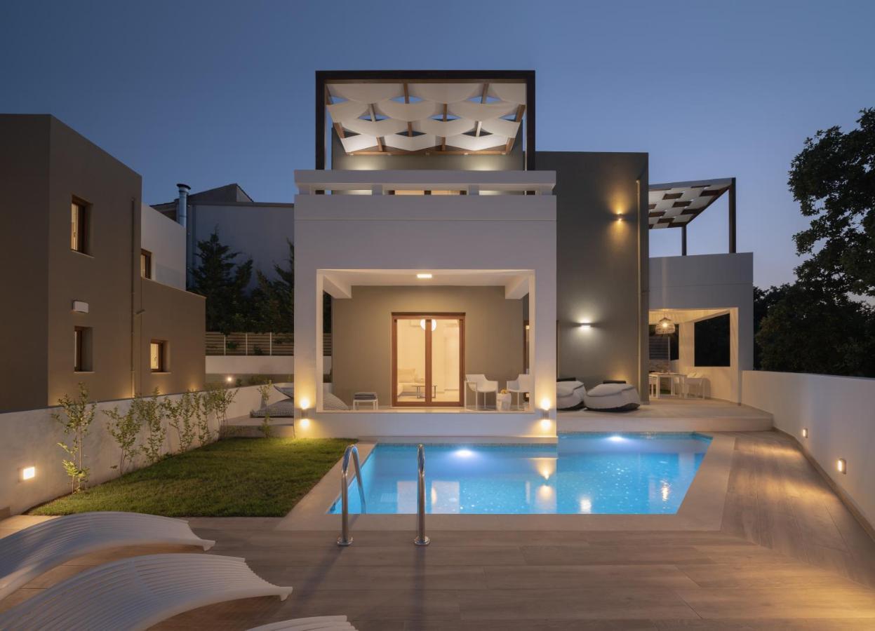 De Light Boutique Villas I II & III - Close To Rethymno, By Thinkvilla Atsipopoulo Bagian luar foto